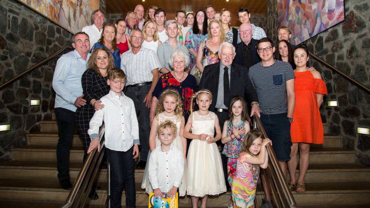 BIG CLAN: The extended Frederiks family shortly before Cor died in 2017.