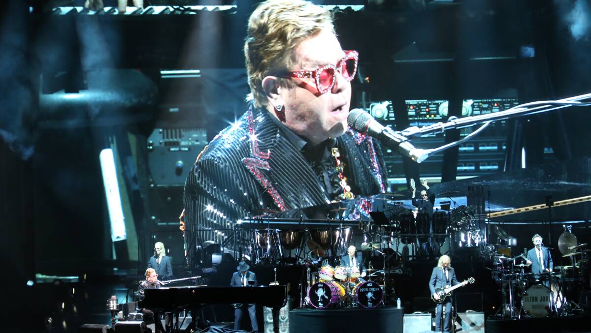 TIMES OF CHANGE: Elton John performed at Sirromet. Things have changed greatly with COVID-19 ending many live events and moving others to online.