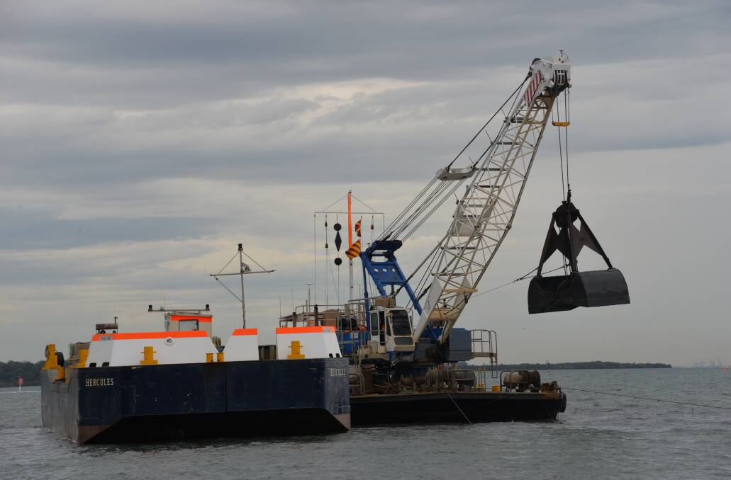 DREDGING: Channel deepening work has ended but planning is under way for a breakwater to be extended to protect boats from northerly winds.