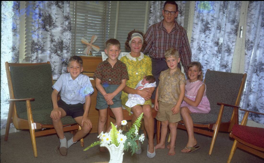 FAMILY: Pauline and Cor Frederiks and the Frederiks children in 1966.