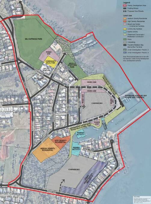 PLANNING: The council draft proposal for the ferry terminal redevelopment.