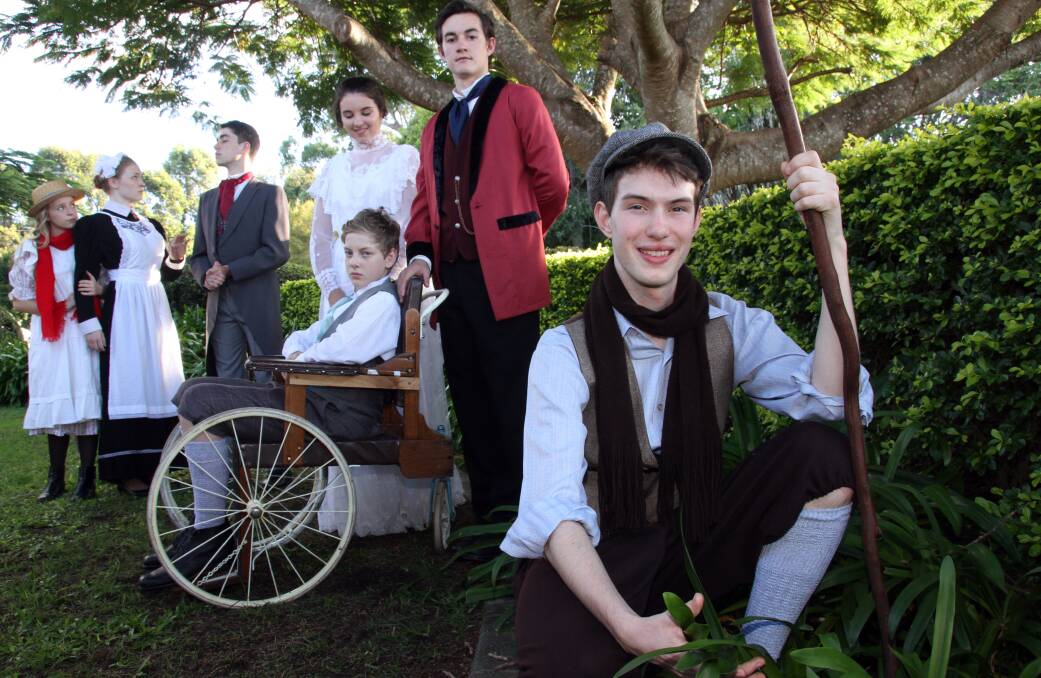 COLLEGE GETS A BOOST: Redlands College pupils in a production of The Secret Garden. 