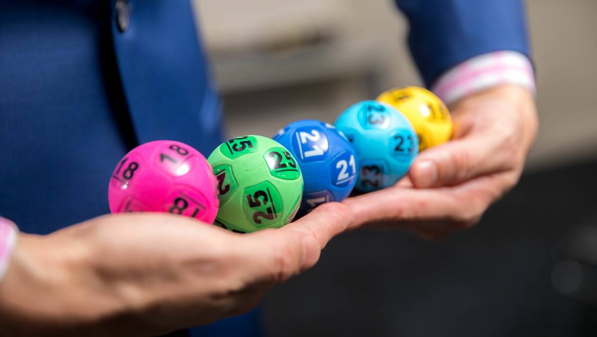 WINNER SOUGHT: A Lotto balls-up.