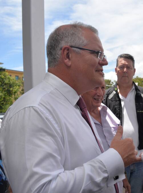 Election not called but Scomo on hustings