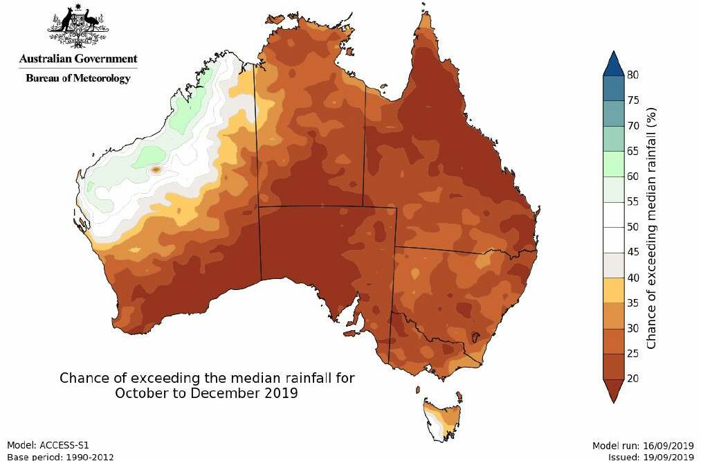 Driest January to August since 1900, with severe fire weather