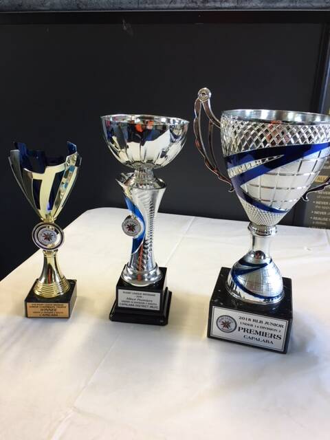 GOOD EFFORT: The Capalaba team trophies are rolling in.