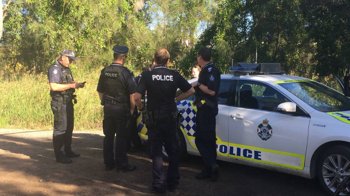 SEARCH: Police organising a the search for a missing 77-year-old this morning at Wellington Point.