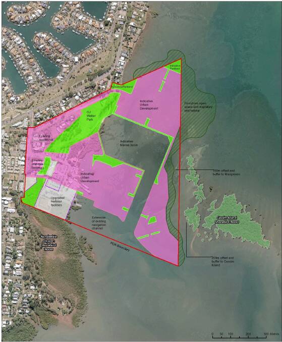 TOONDAH REDEVELOPMENT: An aerial view of the proposed site.