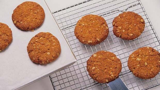YUMMY: Anzac biscuits were sent to Australian troops during WWI.