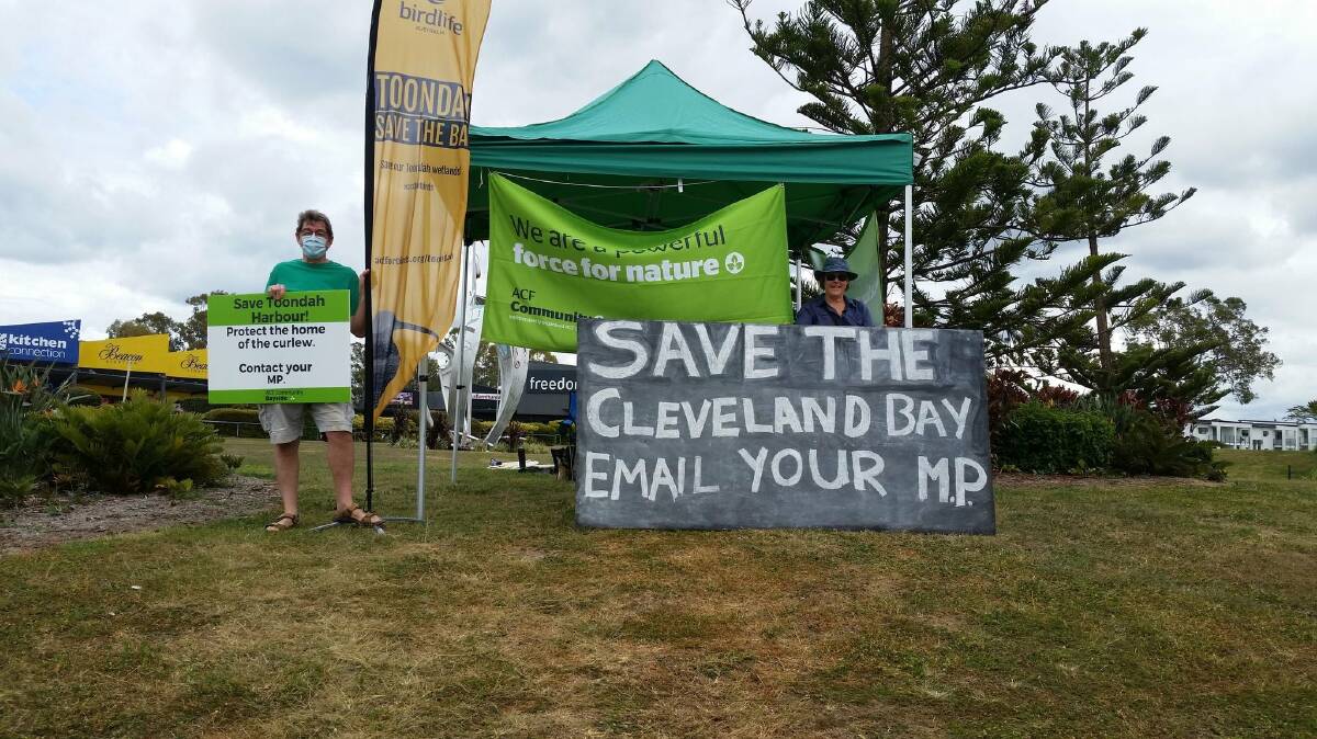 PROTEST: The Australian Conservation Foundation protest on the weekend.