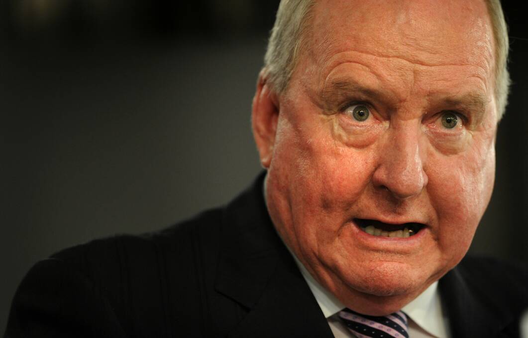 UNDER THE PUMP: Broadcaster Alan Jones is being questioned in court about statements he made regarding a quarry collapse during the 2010-11 floods.