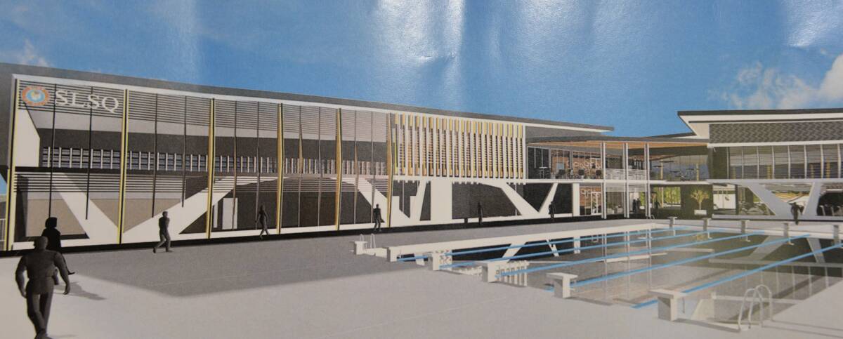 AQUATIC CENTRE:
An artist's impression of what the centre might look like.