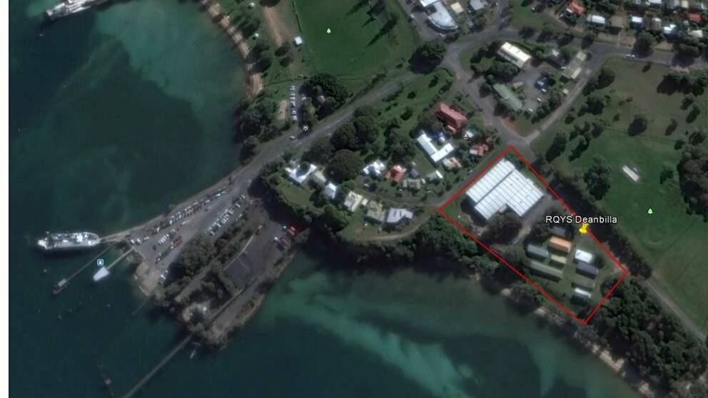 planned sailing centre: The site of a proposed sailing complex on Deanbilla Bay, North Stradbroke Island.