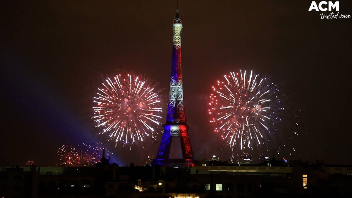 Rouge, blanc et bleu: Bastille Day commemorates the end of the oppressive Bourbon regime in France. Picture: FILE