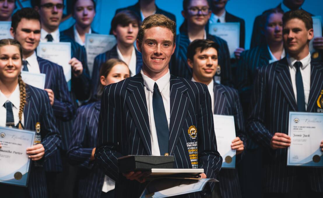 ELITE MIND: Harry Towner was named Sheldon College dux during the school's Celebration of Excellence ceremony last year. Photo: supplied