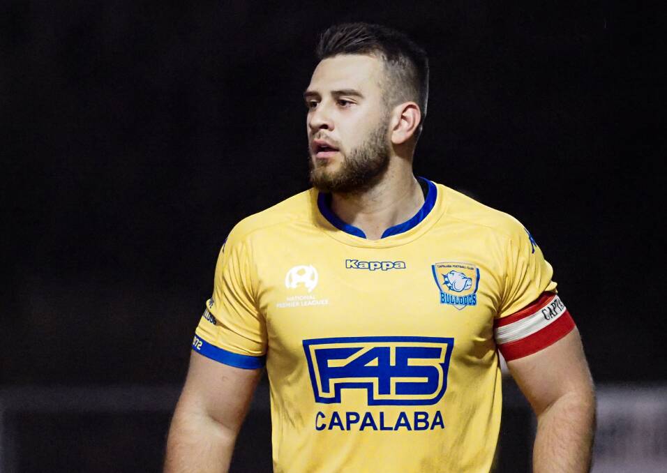 COMEBACK: Capalaba FC captain Tristan Hugo says the Bulldogs have no intention of slowing down after hitting red hot mid-season form. Photo: Alan Minifie / Capalaba FC
