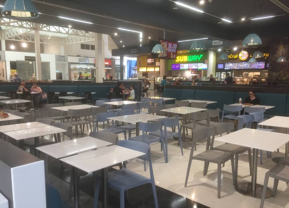 RETAIL: The food court at Capalaba Central has been bare since COVID-19 restrictions were enforced. 