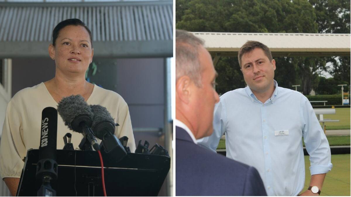ELECTION RACE: LNP's Henry Pike and Labor's Donisha Duff are vying for the seat of Bowman. Photos: Jordan Crick