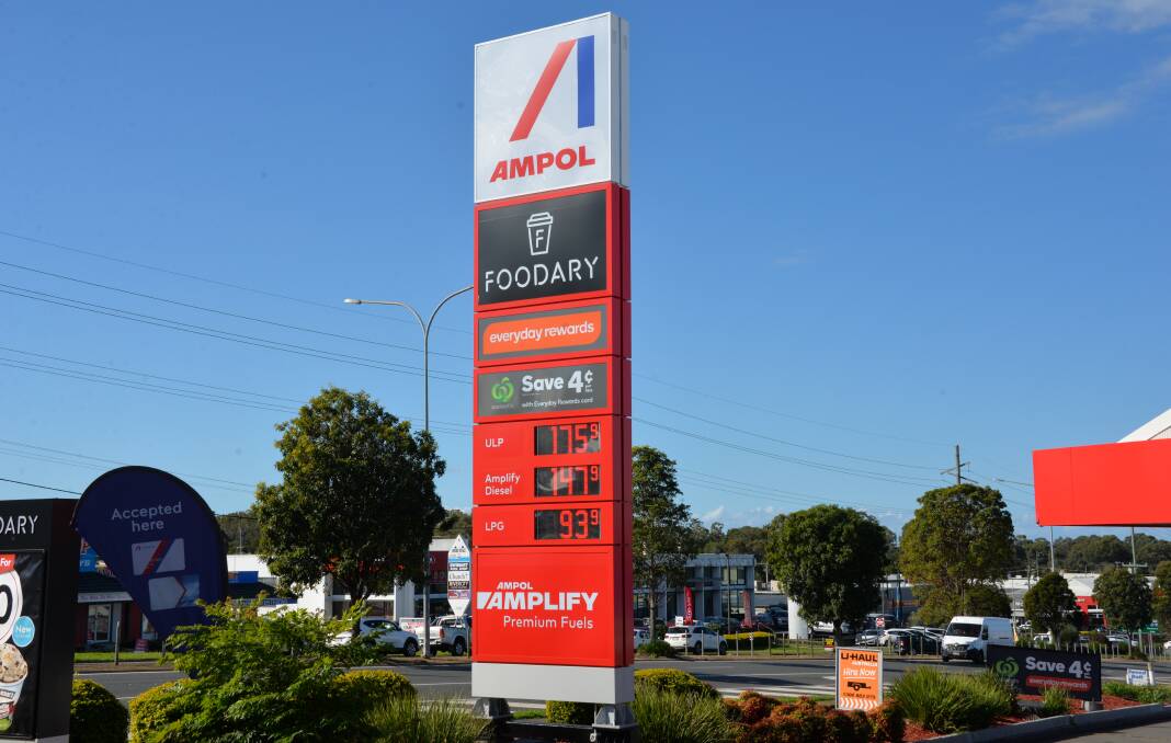 NO VALUE: There were high prices at Cleveland Ampol on Wednesday afternoon amid a fuel price hike in south-east Queensland. Photo: Jordan Crick