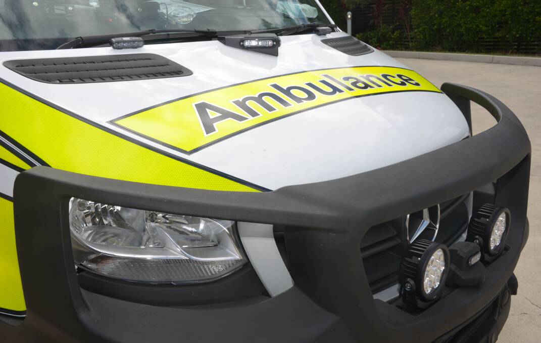 EMERGENCY CALL: A man was hospitalised on Wednesday evening in a serious but stable condition after a vehicle and motorbike crash at Alexandra Hills. 