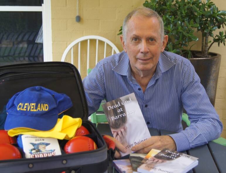 WORDSMITH: Peter Baines has released a new book, his fourth in about two years. He is a member of Cleveland Sharks Bowls Club. 
