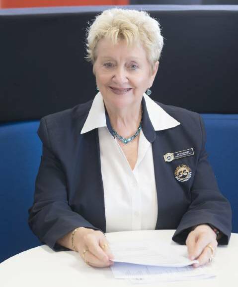 NEW 'NORMAL': Sheldon College principal Dr Lyn Bishop says academic staff have been well briefed on how to use the technology that will form the basis for a child's education this term. 
