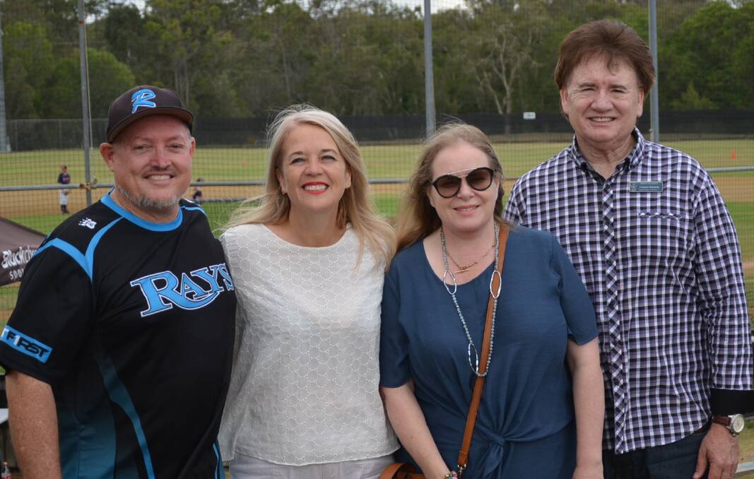 CANCER FUNDRAISING: It was a colourful weekend at Redlands Rays Baseball Club, all for a good cause. 