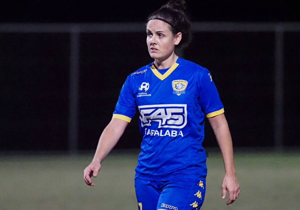 STREAK: Midfielder and Bulldogs cpatian Steph Latham praised the team's younger players. Photo: Alan Minifie/Capalaba FC