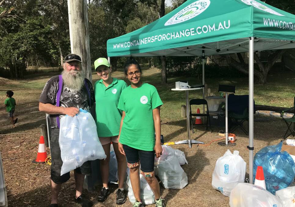 REFUND: Containers for Change will not be opening collection points on North Stradbroke Island at this stage. Pop ups have been in operation on the mainland since the state-wide roll out last year. 
