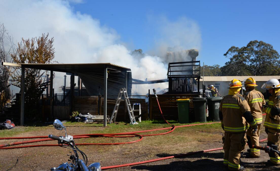 TRAGEDY: Very little of the two-storey Queenslander home on Muriel Street remains after the blaze. Photo: Jordan Crick
