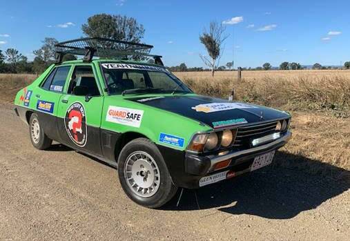 ADVENTURE: Scott and Tracy Norris will drive a 1979 Chrysler Sigma in the Mystery Box rally next month. 