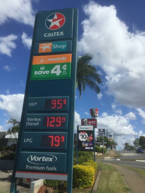 CHEAP: Prices at Cleveland had dropped below the $1 per litre mark this morning. Prices across the Redlands have plummeted. 