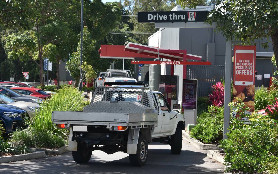 LONG WAIT: Thornlands man Karl Geary says queues at Victoria Point KFC are holding up traffic. 