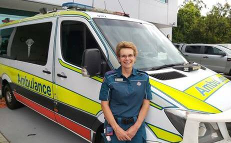 STAR PARAMEDIC: Julie Calvert has been servicing greater Brisbane for more than 32 years in her role with Queensland Ambulance. 