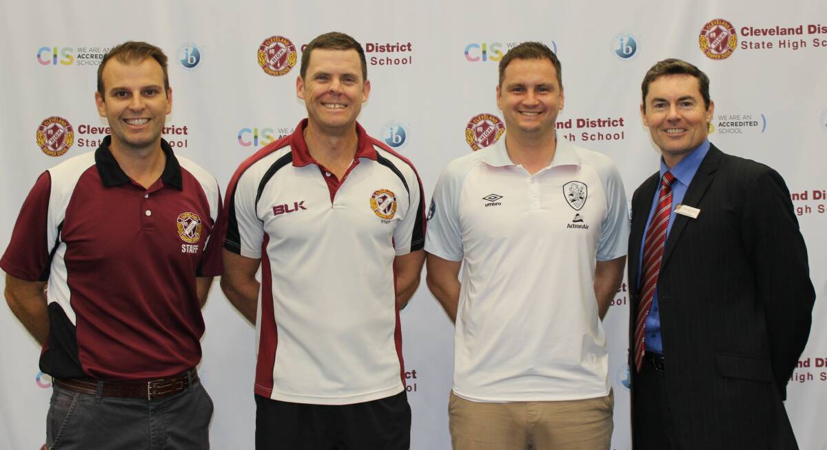 DEAL: Cleveland District State High School and other Schools Premier League clubs have aligned with the Brisbane Roar. 