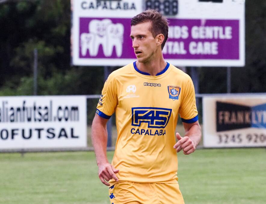 FUTURE FOCUSSED: Defender Daniel Simic is looking forward to the Capalaba Bulldogs' clash with the Magpies Crusaders United. Photo: Alan Minifie/Capalaba FC.