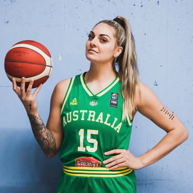 ROYALTY: Current Australian Opals player and WNBL star Cayla George will visit Capalaba Wildcats Basketball Club for a training camp in April. 