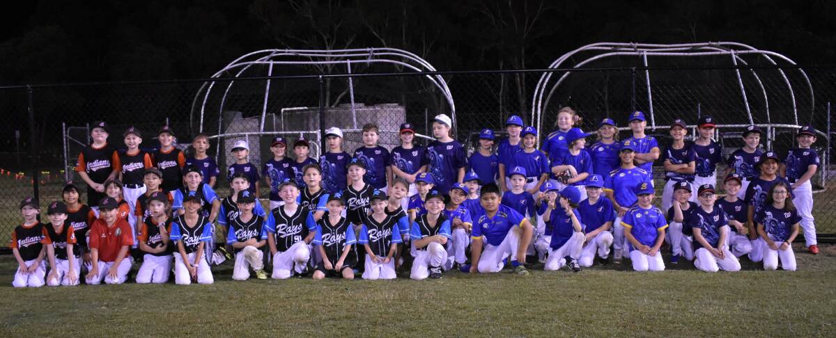 FRIDAY NIGHT LIGHTS: Rays junior baseball players had a ball on Friday night with a mini tournament featuring eight teams and more than 60 players. Santa threw the first pitch and players received a stocking filled with lollies.