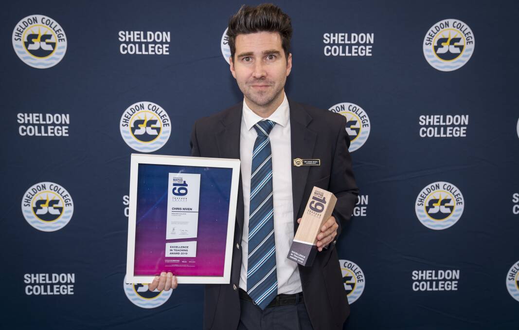 TOP GONG: Chris Niven has been teaching at Sheldon College for the last 10 years. 