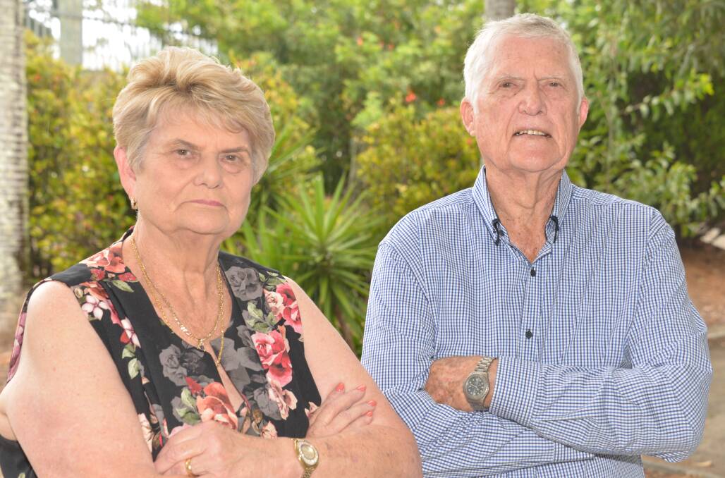 LOST PARKS: Kay and Graham Pearson are worried about parking issues being caused by a Cleveland development. Photo: Jordan Crick