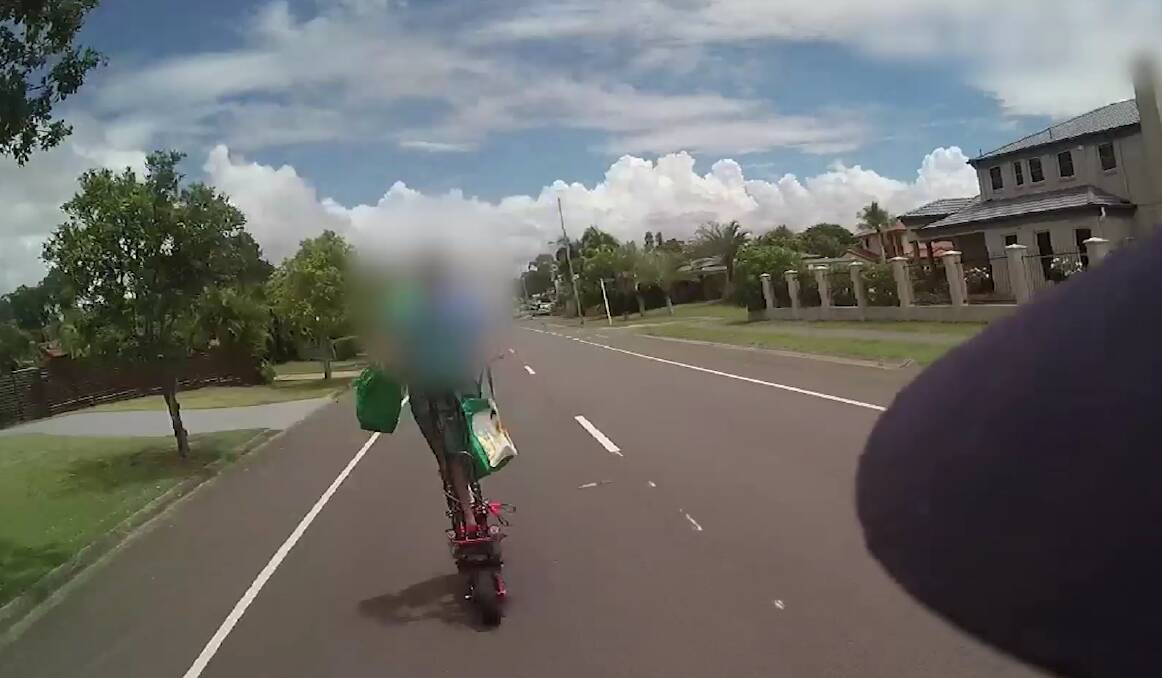 COLLISION: An e-scooter rider has been charged after allegedly colliding with a police officer at Birkdale. Photo: Queensland Police