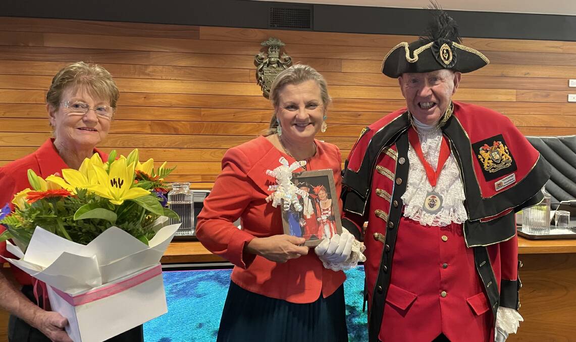 HEAR YE: Redlands Town Crier Max Bissett bid farewell to his 16 year career with one final call inside the council chambers. Photo: Jordan Crick