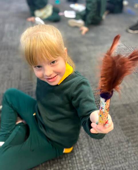 FUN: Students at Coolnwynpin State School have been involved in traditional activities as part of NAIDOC Week celebrations. Photo: supplied