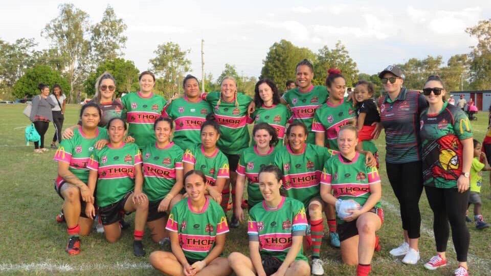 LADDER LEADERS: The Redlands women's side defeated Normanby 64-0 on Saturday to secure their spot on top of the ladder. 