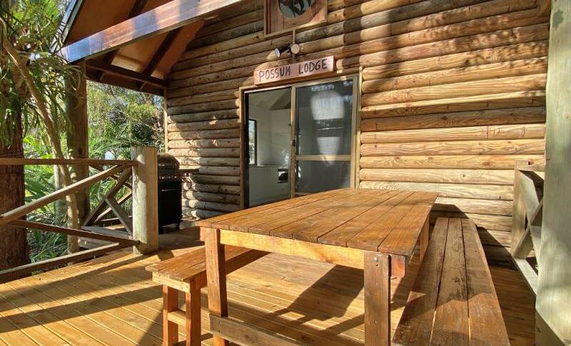 HOLIDAY AT HOME: The Possum Lodge can cater for up to five guests. Bungalow stays start at $1665 a week. Photo: supplied