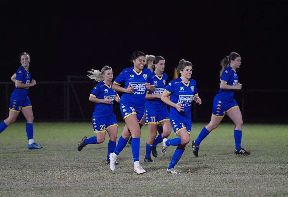 STRONG TEAM: The Capalaba Bulldogs women's team are flying high in the National Premier Leagues this season. Photo: Alan Minifie/Capalaba FC