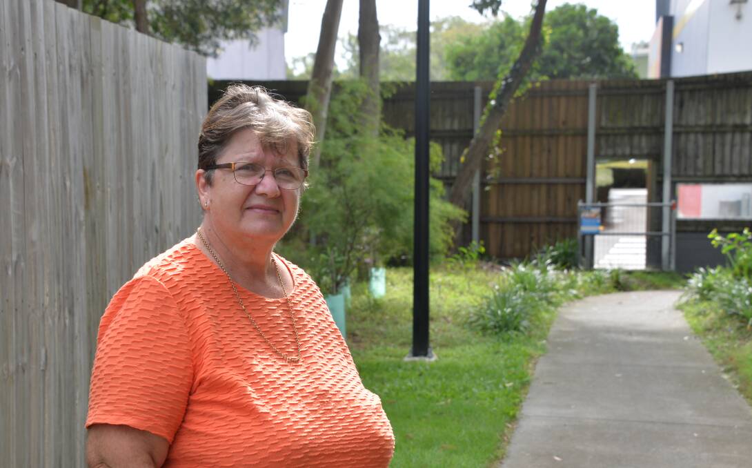 BATTLE: Sycamore Parade resident Maria Sealey says she is disappointed with Redland City Council's management of Teak Lane. Photo: Jordan Crick