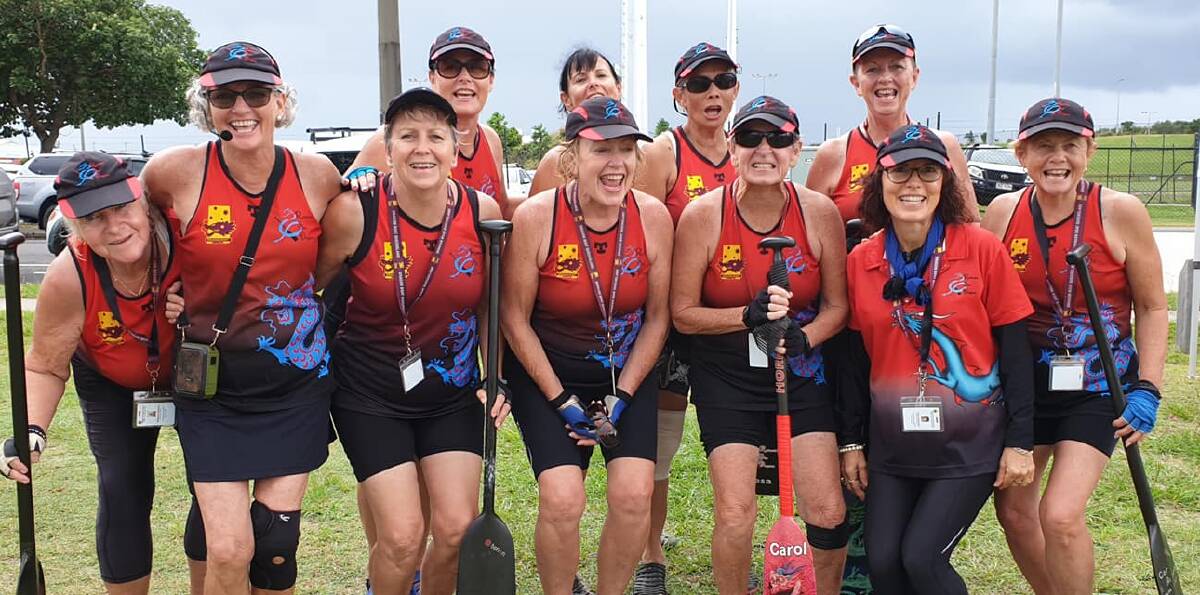 WINNERS ARE GRINNERS: The Sea Dragons celebrate after creating club history on the Sunshine Coast. They are now unable to compete because of the COVID-19 pandemic. 