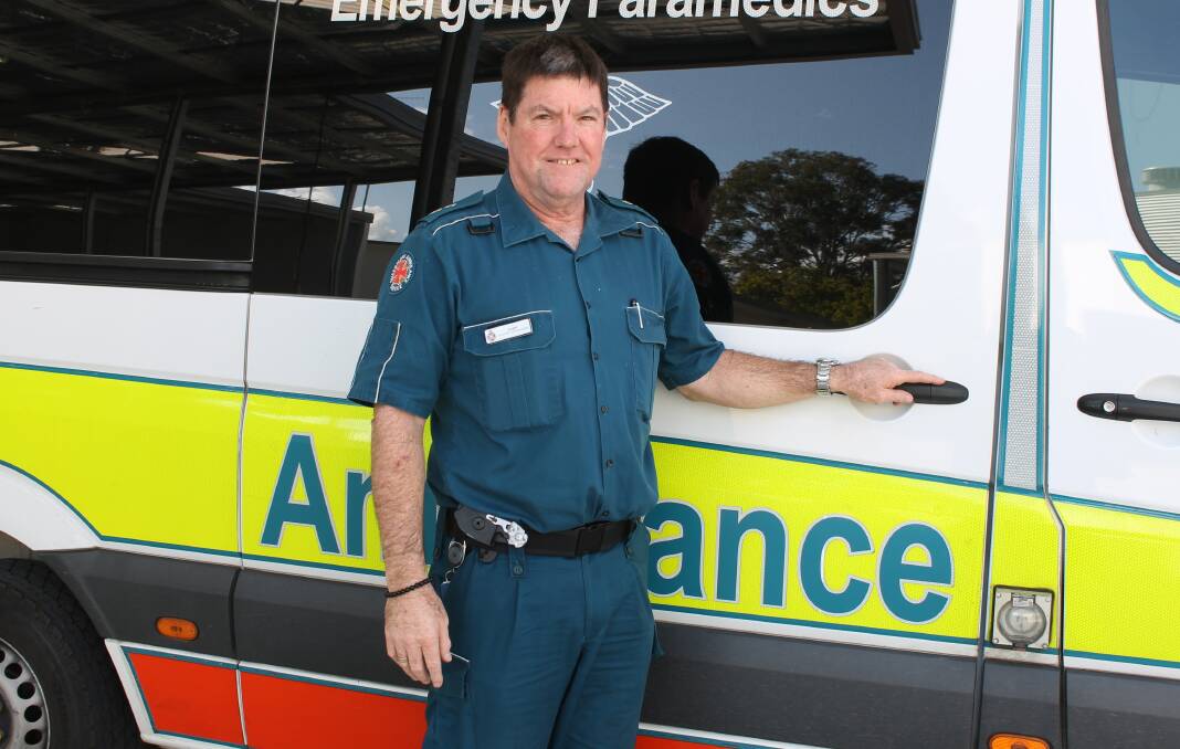 STALWART: Paramedic John Bradbury is set to finish up with Queensland Ambulance Service after more than 30 years. Photo: Cheryl Goodenough