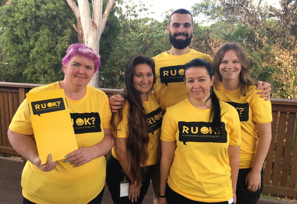 BIG DAY: Myhorizon want to start a life changing conversation at a giant morning tea on R U OK? Day. 